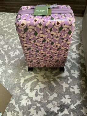 Vera Bradley Pink Floral Hardside Carry-On Luggage